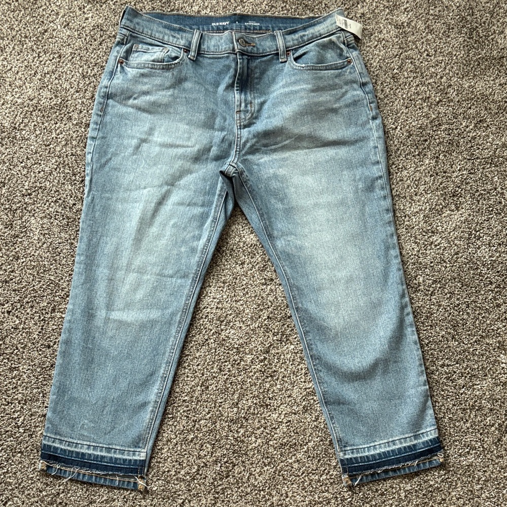 Old Navy Women's Boyfriend Jeans - Light Blue